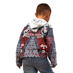 Personalised Aotearoa Iwi Ngapuhi Kid Hoodie Maori Motif Tribal