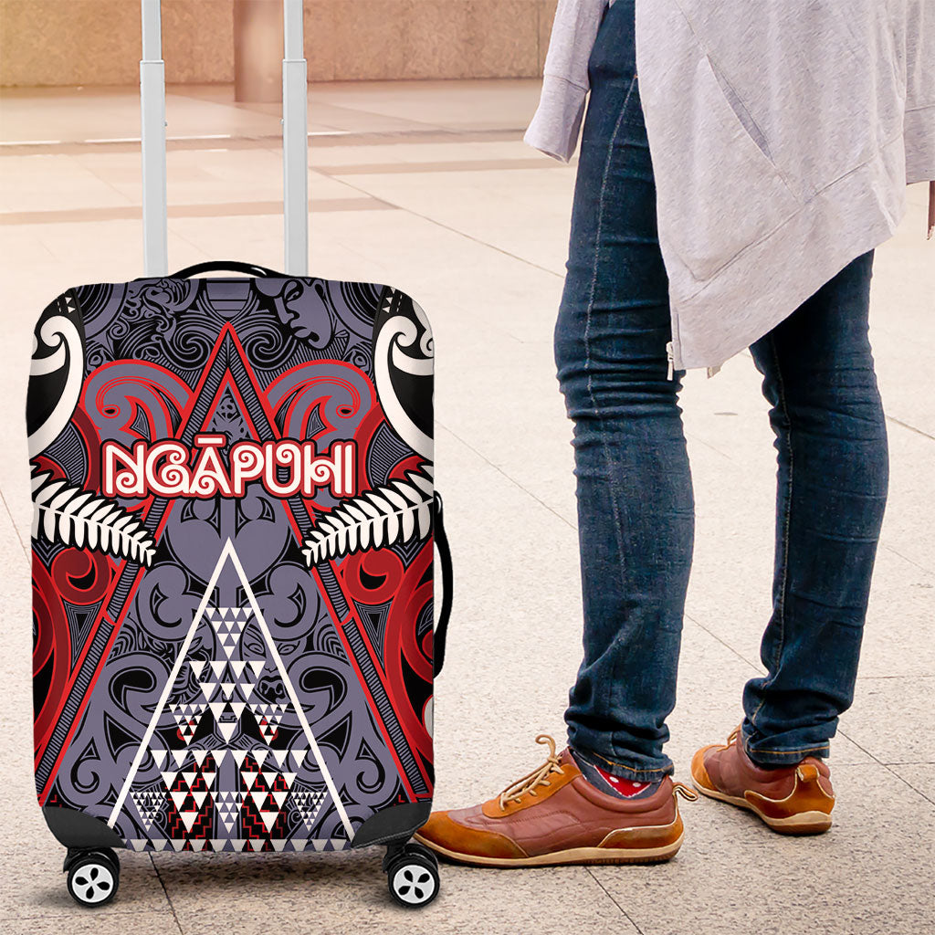 Aotearoa Iwi Ngapuhi Luggage Cover Maori Motif Tribal