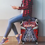 Aotearoa Iwi Ngapuhi Luggage Cover Maori Motif Tribal