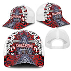 Aotearoa Iwi Ngapuhi Mesh Trucker Cap Maori Motif Tribal