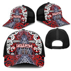 Aotearoa Iwi Ngapuhi Mesh Trucker Cap Maori Motif Tribal