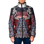 Personalised Aotearoa Iwi Ngapuhi Padded Jacket Maori Motif Tribal