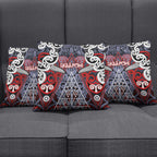 Aotearoa Iwi Ngapuhi Pillow Cover Maori Motif Tribal