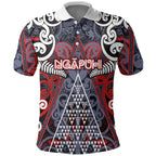Personalised Aotearoa Iwi Ngapuhi Polo Shirt Maori Motif Tribal
