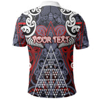 Personalised Aotearoa Iwi Ngapuhi Polo Shirt Maori Motif Tribal