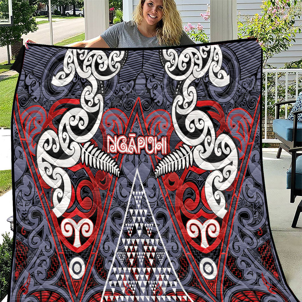 Aotearoa Iwi Ngapuhi Quilt Maori Motif Tribal