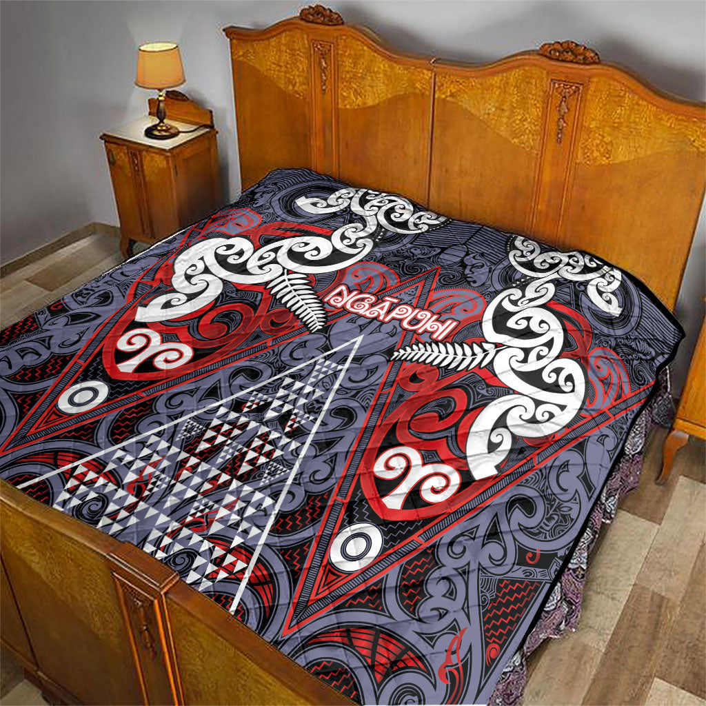 Aotearoa Iwi Ngapuhi Quilt Maori Motif Tribal
