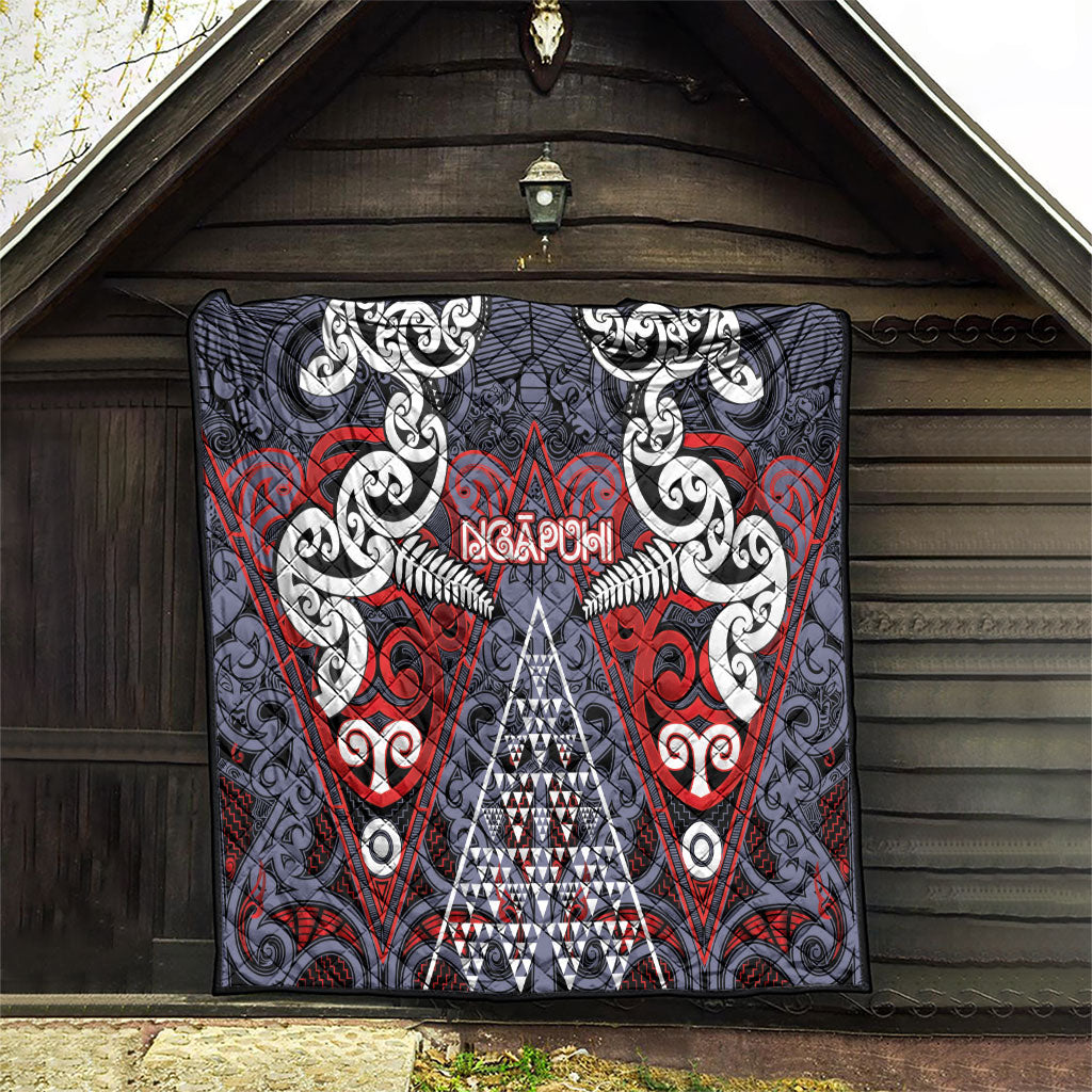 Aotearoa Iwi Ngapuhi Quilt Maori Motif Tribal