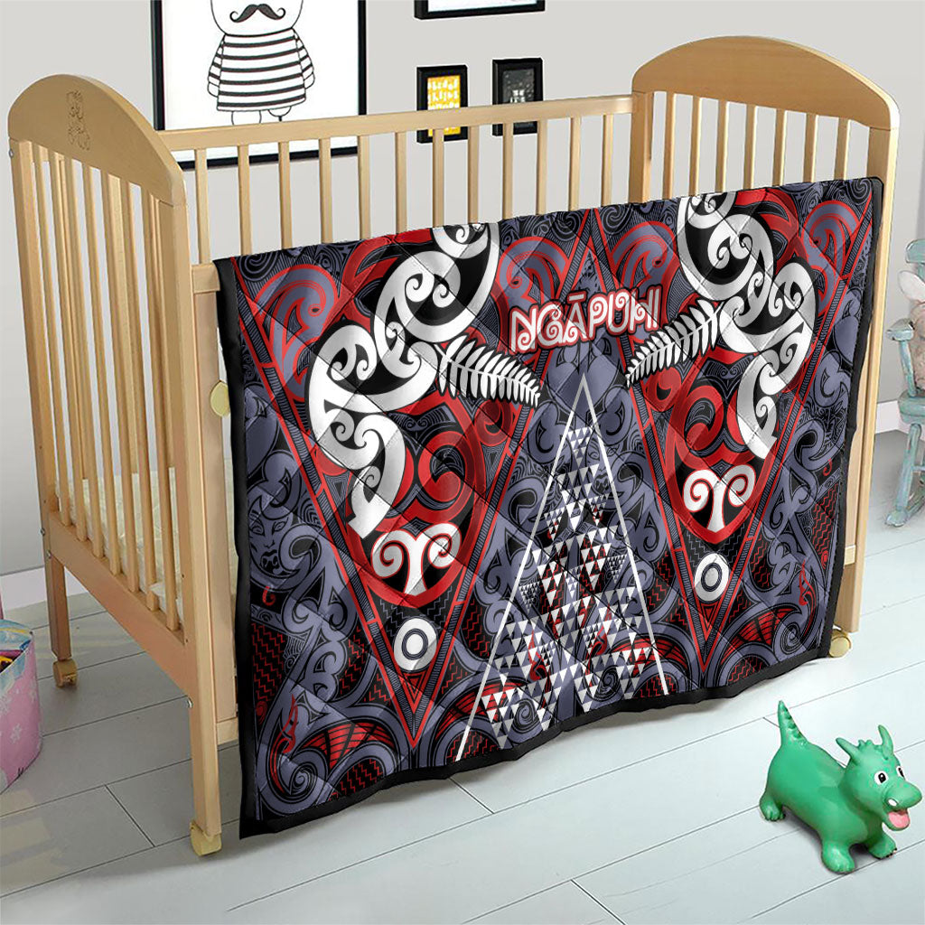 Aotearoa Iwi Ngapuhi Quilt Maori Motif Tribal