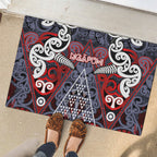 Aotearoa Iwi Ngapuhi Rubber Doormat Maori Motif Tribal