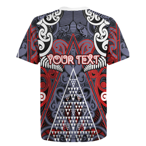 Personalised Aotearoa Iwi Ngapuhi Rugby Jersey Maori Motif Tribal