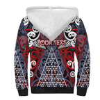 Personalised Aotearoa Iwi Ngapuhi Sherpa Hoodie Maori Motif Tribal