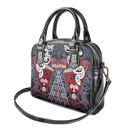 Aotearoa Iwi Ngapuhi Shoulder Handbag Maori Motif Tribal