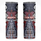 Personalised Aotearoa Iwi Ngapuhi Skinny Tumbler Maori Motif Tribal