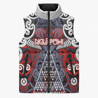 Personalised Aotearoa Iwi Ngapuhi Sleeveless Puffer Jacket Maori Motif Tribal