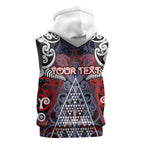 Personalised Aotearoa Iwi Ngapuhi Sleeveless Zip Hoodie Maori Motif Tribal