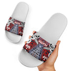 Aotearoa Iwi Ngapuhi Slide Sandals Maori Motif Tribal