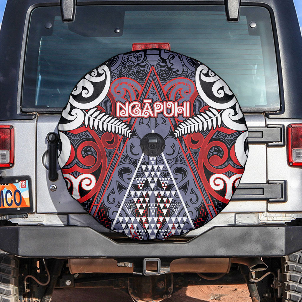 Aotearoa Iwi Ngapuhi Spare Tire Cover Maori Motif Tribal