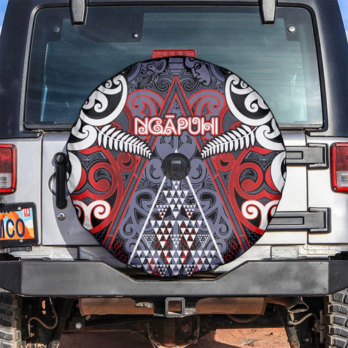 Aotearoa Iwi Ngapuhi Spare Tire Cover Maori Motif Tribal