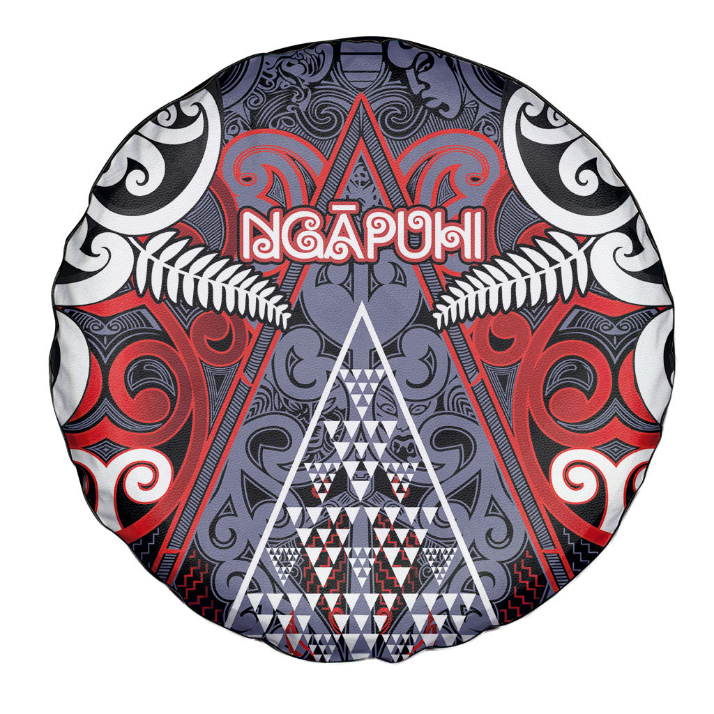 Aotearoa Iwi Ngapuhi Spare Tire Cover Maori Motif Tribal