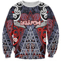 Personalised Aotearoa Iwi Ngapuhi Sweatshirt Maori Motif Tribal