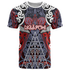 Personalised Aotearoa Iwi Ngapuhi T Shirt Maori Motif Tribal
