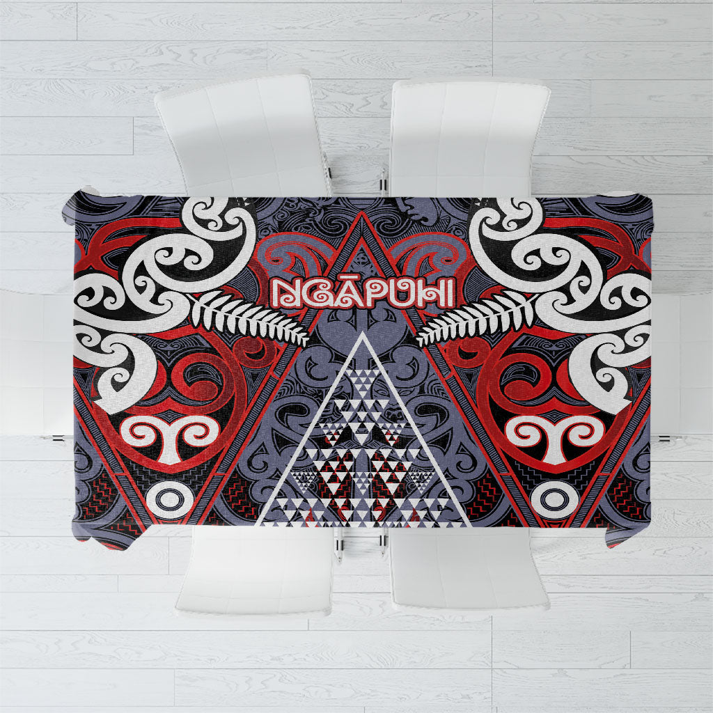 Aotearoa Iwi Ngapuhi Tablecloth Maori Motif Tribal