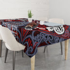 Aotearoa Iwi Ngapuhi Tablecloth Maori Motif Tribal