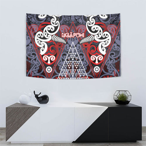 Aotearoa Iwi Ngapuhi Tapestry Maori Motif Tribal