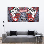 Aotearoa Iwi Ngapuhi Tapestry Maori Motif Tribal