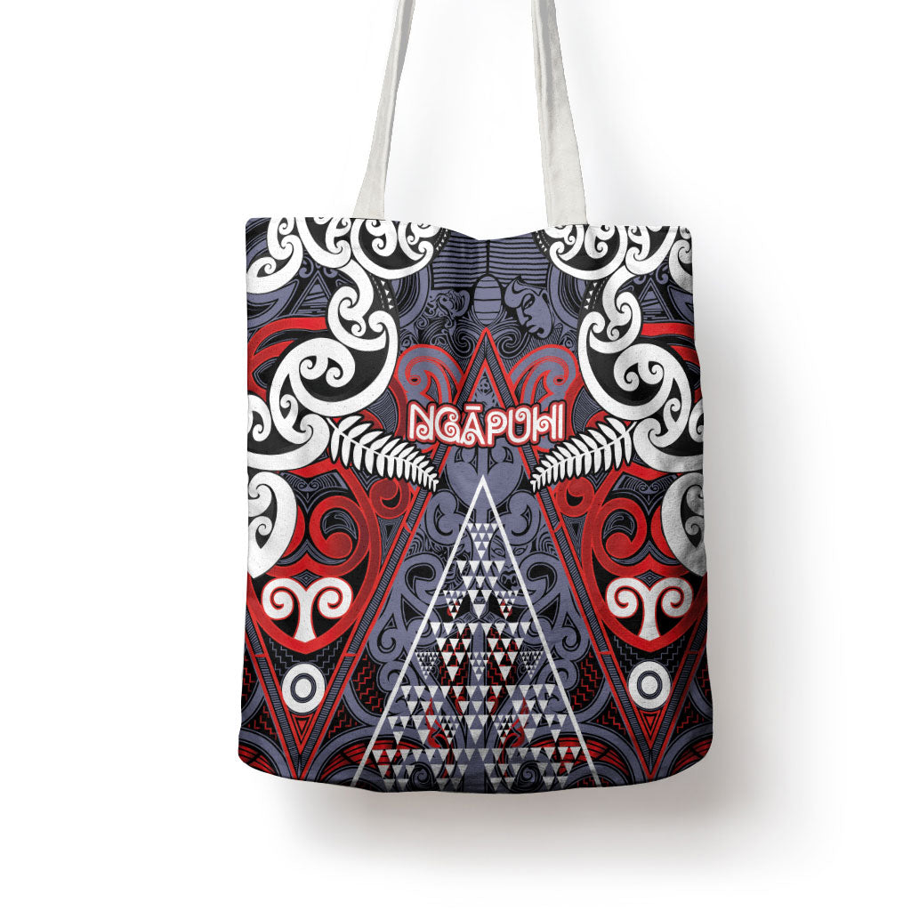 Aotearoa Iwi Ngapuhi Tote Bag Maori Motif Tribal