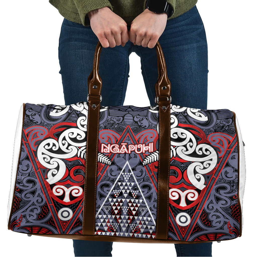 Aotearoa Iwi Ngapuhi Travel Bag Maori Motif Tribal