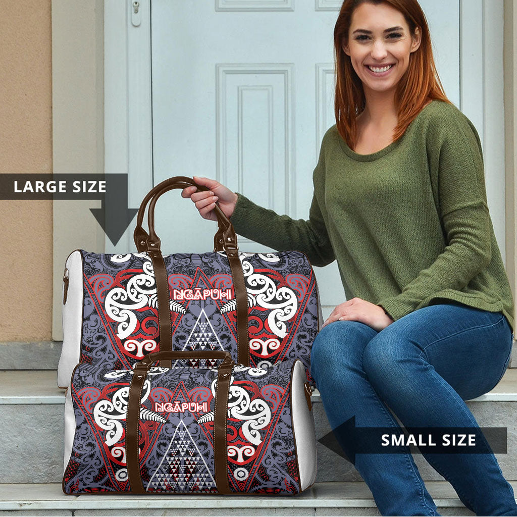 Aotearoa Iwi Ngapuhi Travel Bag Maori Motif Tribal
