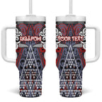 Personalised Aotearoa Iwi Ngapuhi Tumbler With Handle Maori Motif Tribal