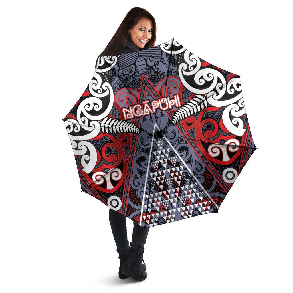 Aotearoa Iwi Ngapuhi Umbrella Maori Motif Tribal