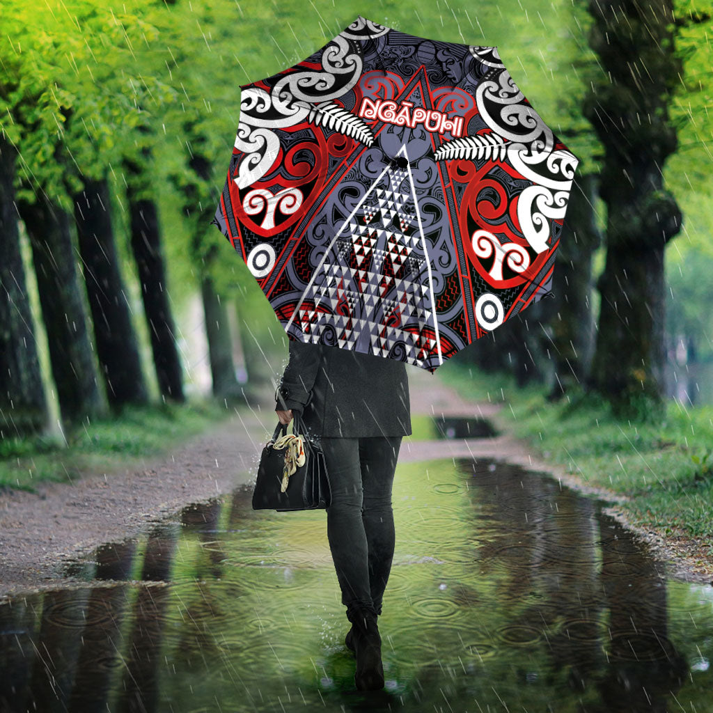 Aotearoa Iwi Ngapuhi Umbrella Maori Motif Tribal