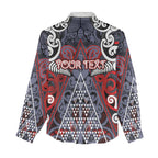 Personalised Aotearoa Iwi Ngapuhi Women Casual Shirt Maori Motif Tribal