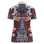 Personalised Aotearoa Iwi Ngapuhi Women Polo Shirt Maori Motif Tribal