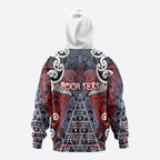 Personalised Aotearoa Iwi Ngapuhi Zip Hoodie Maori Motif Tribal
