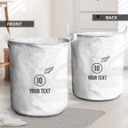 Custom New Zealand Football Laundry Basket The Whites-Sporty T90 Style - Aussie Hoodie