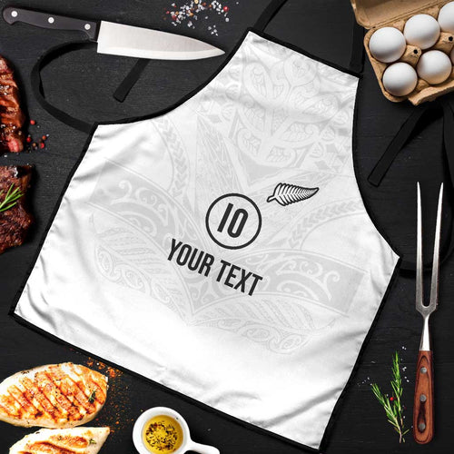 Custom New Zealand Football Apron The Whites-Sporty T90 Style - Aussie Hoodie
