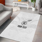 Custom New Zealand Football Area Rug The Whites-Sporty T90 Style - Aussie Hoodie