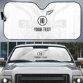 Custom New Zealand Football Auto Sun Shade The Whites-Sporty T90 Style - Aussie Hoodie