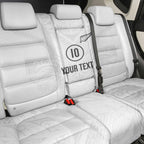 Custom New Zealand Football Back Car Seat Cover The Whites-Sporty T90 Style - Aussie Hoodie