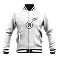 Custom New Zealand Football Baseball Jacket The Whites-Sporty T90 Style - Aussie Hoodie