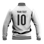 Custom New Zealand Football Baseball Jacket The Whites-Sporty T90 Style - Aussie Hoodie