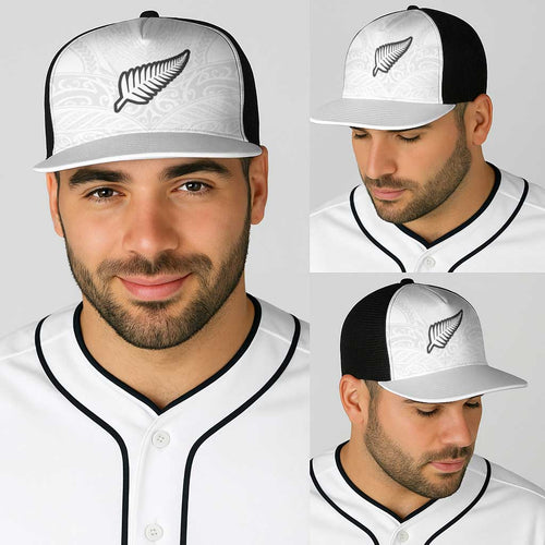 New Zealand Football Baseball Net Cap The Whites-Sporty T90 Style - Aussie Hoodie