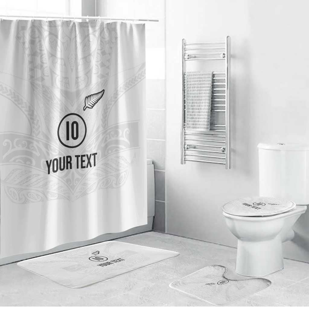 Custom New Zealand Football Bathroom Set The Whites-Sporty T90 Style - Aussie Hoodie