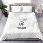 Custom New Zealand Football Bedding Set The Whites-Sporty T90 Style - Aussie Hoodie