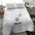 Custom New Zealand Football Bedding Set The Whites-Sporty T90 Style - Aussie Hoodie